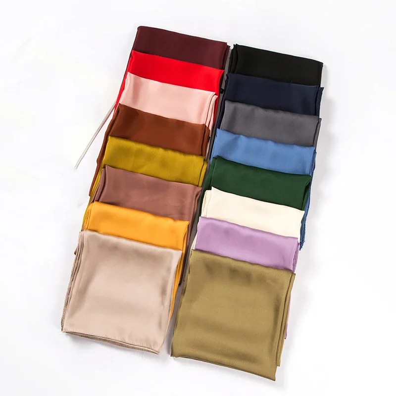 ผ้าพันคอซาตินสำหรับผู้หญิง ขนา - Silk Neck Scarf บทวิจารณ์และราคา