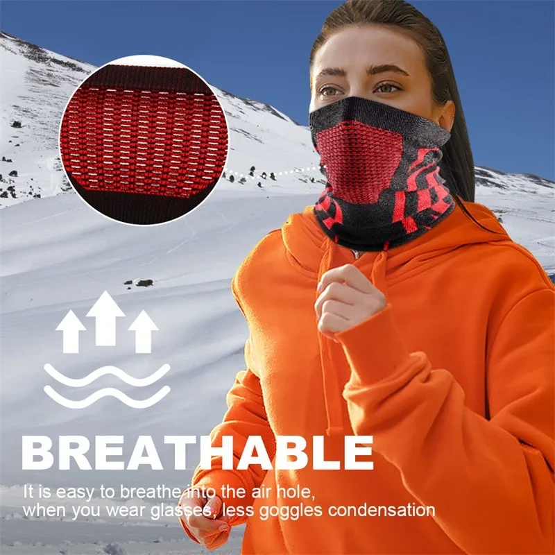 สีฤดูหนาวBreathableสบายความร้อ - Neck Warmer Tube บทวิจารณ์และราคา