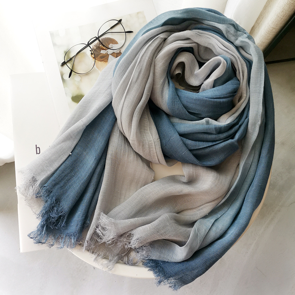 ผ้าพันคอผ้าฝ้ายลินินสไตล์ญี่ปุ - Bandana Cotton บทวิจารณ์และราคา