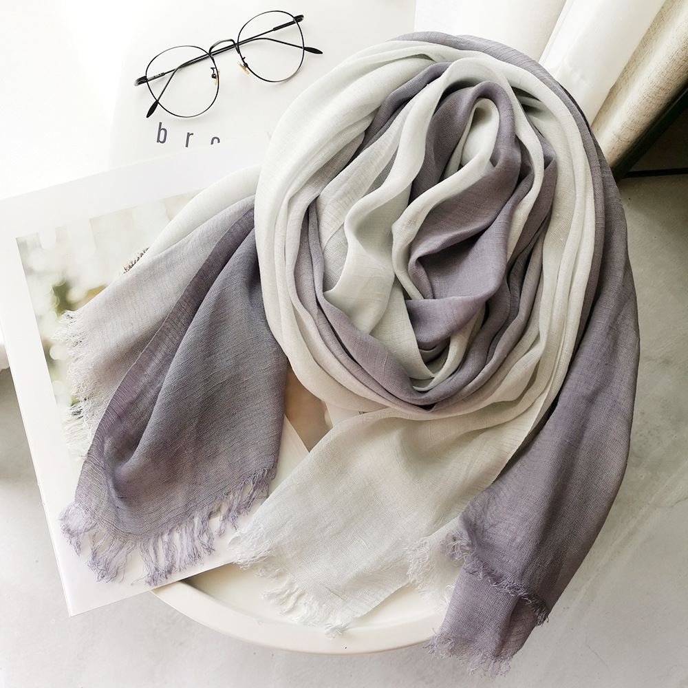 ผ้าพันคอผ้าฝ้ายลินินสไตล์ญี่ปุ - Bandana Cotton บทวิจารณ์และราคา