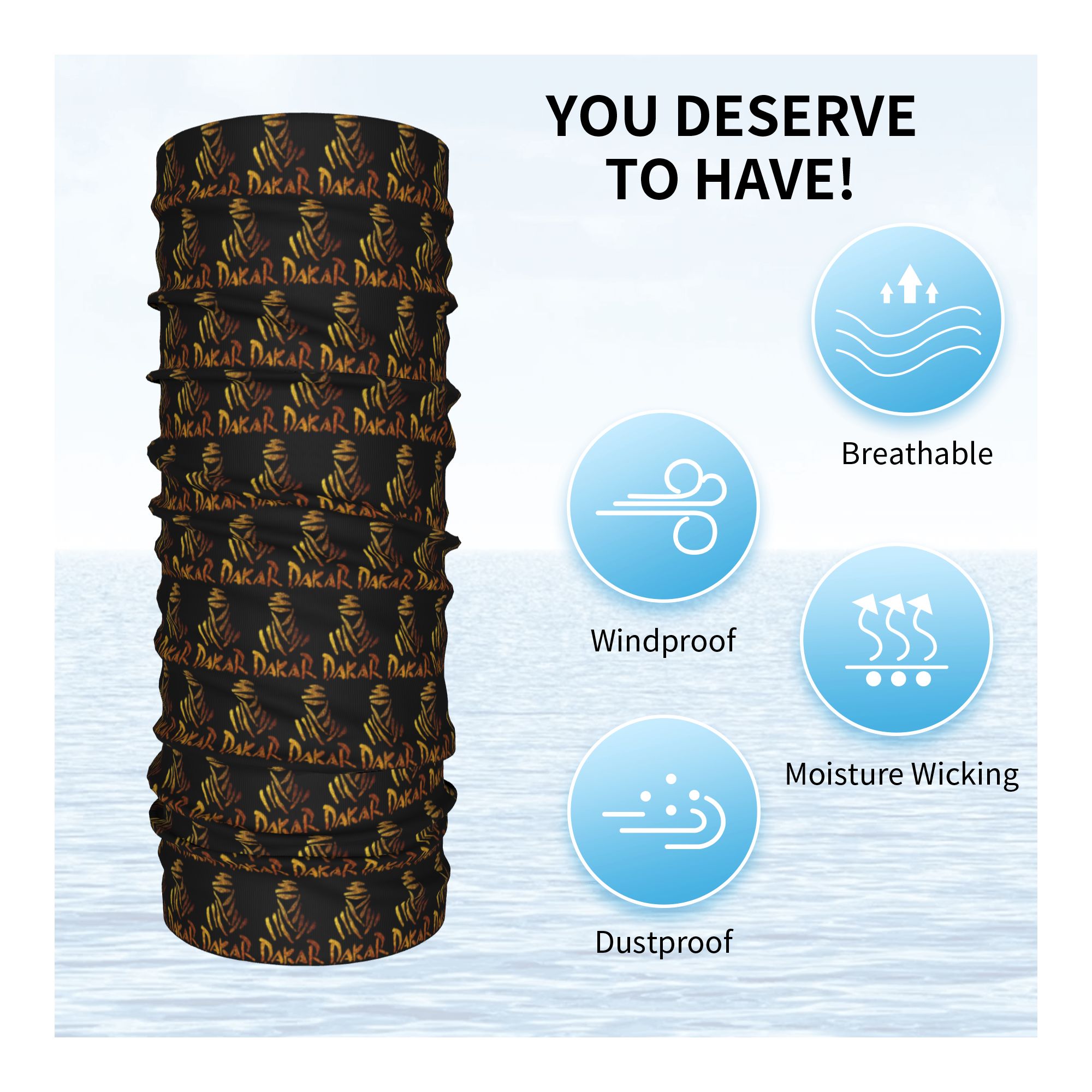 ผ้าคาดศีรษะและผ้าพันคออุ่นคอสำ - Neck Warmer Tube บทวิจารณ์และราคา