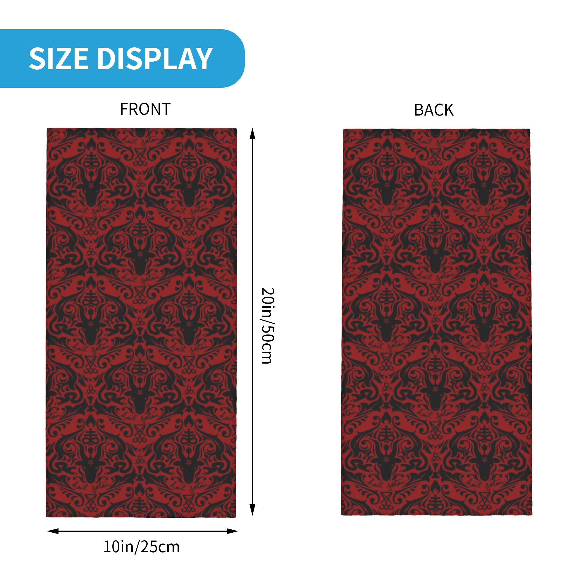 ผ้าพันคอแบบท่อ Baphomet Damask - Neck Warmer Tube บทวิจารณ์และราคา