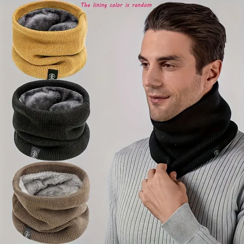 ผ้าพันคอไหมพรมถักหนานุ่ม กันลม - Neck Warmer Tube บทวิจารณ์และราคา