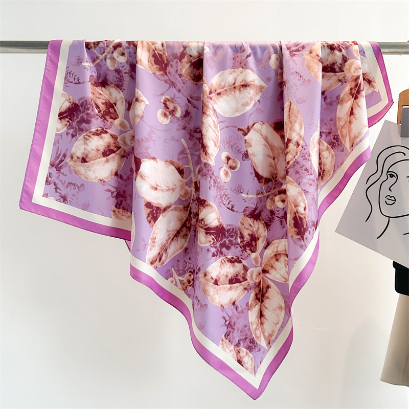 ผ้าพันคอสี่เหลี่ยมจัตุรัสเรโทร - Scarf Silk Square บทวิจารณ์และราคา