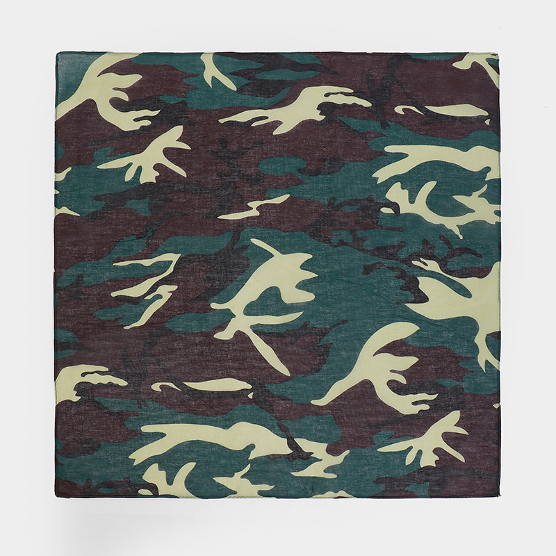 ผ้าโพกหัวลายพรางกลางแจ้ง53x53ซ - Bandana Cotton บทวิจารณ์และราคา