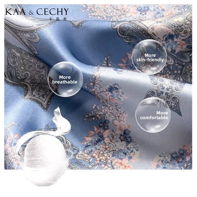 ผ้าพันคอไหมมัลเบอร์รี่แท้ 100% - Silk Neck Scarf บทวิจารณ์และราคา